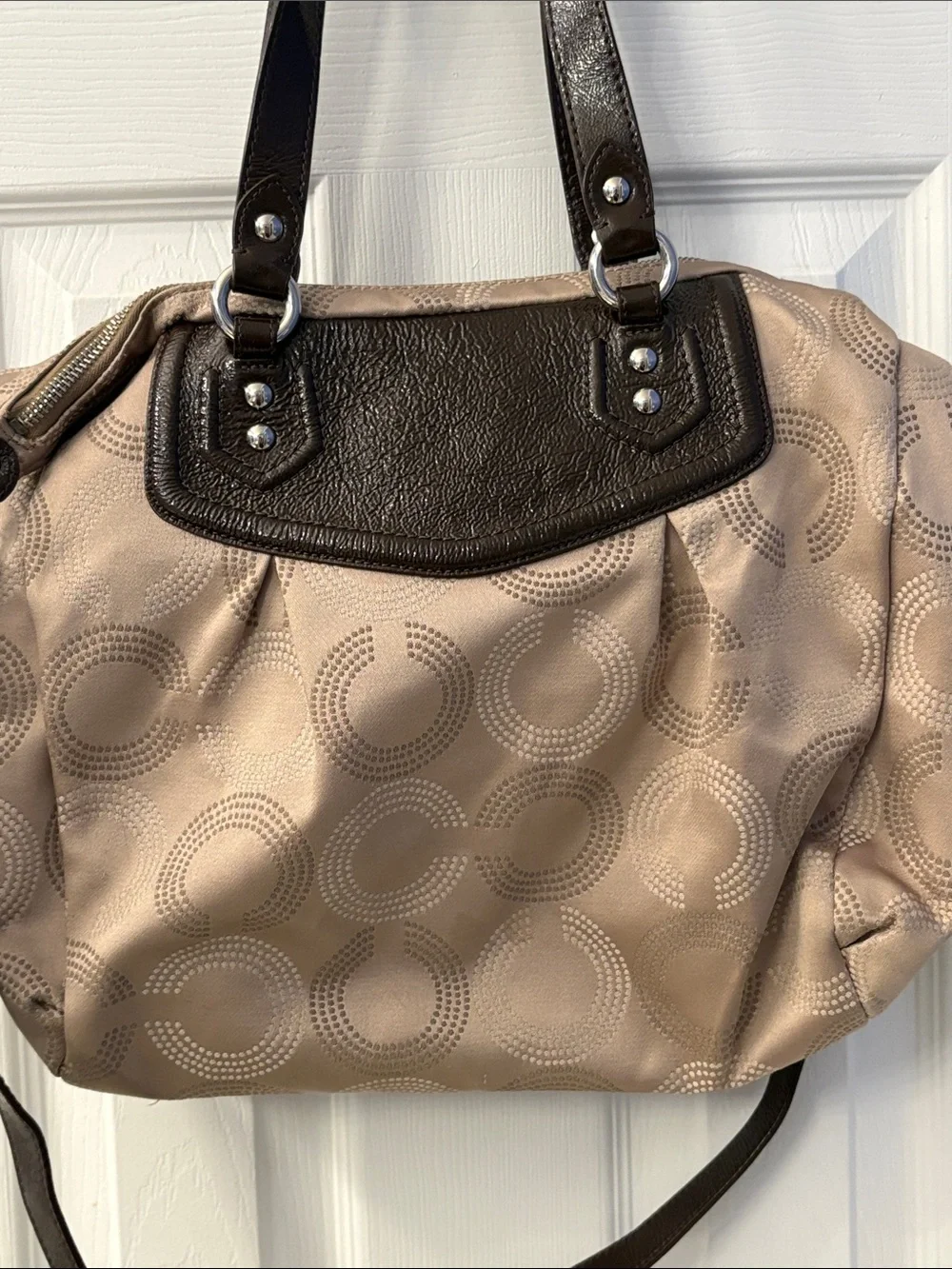 Coach shoulder tote